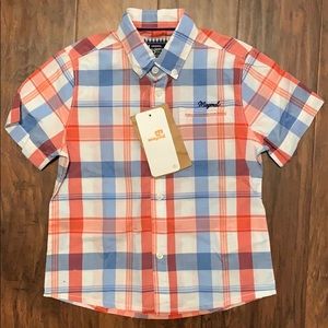 Mayoral short sleeve button up NWT